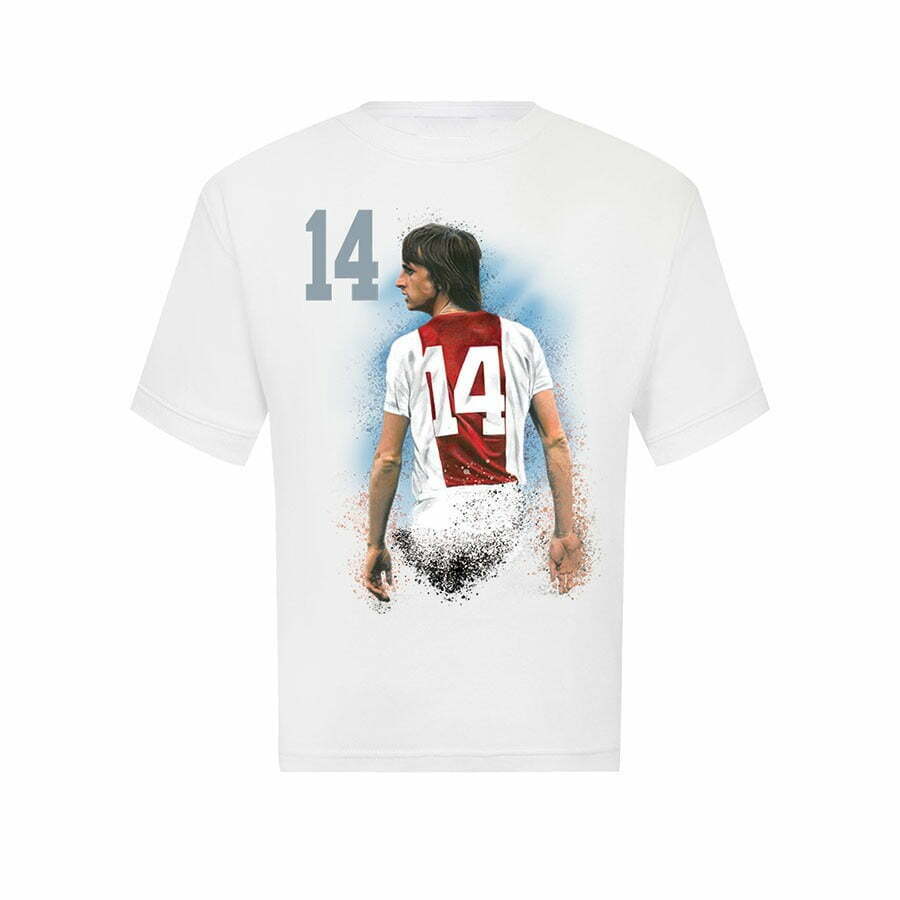 streng zwaard Mier Dutch Ajax Football Legend Johan Cruyff White T-Shirt