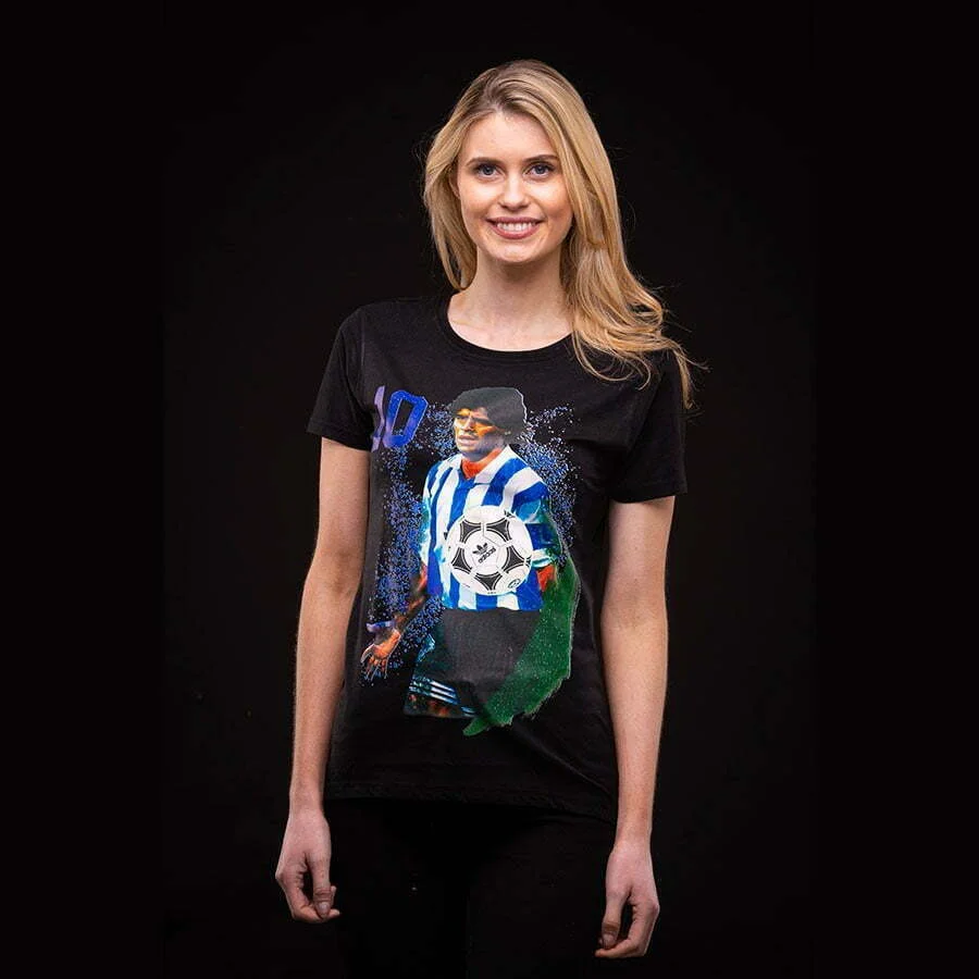 Diego Maradona Ladies T Shirt