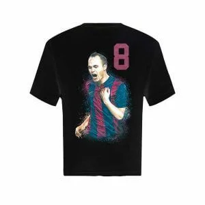 Andres Iniesta T-shirt Black