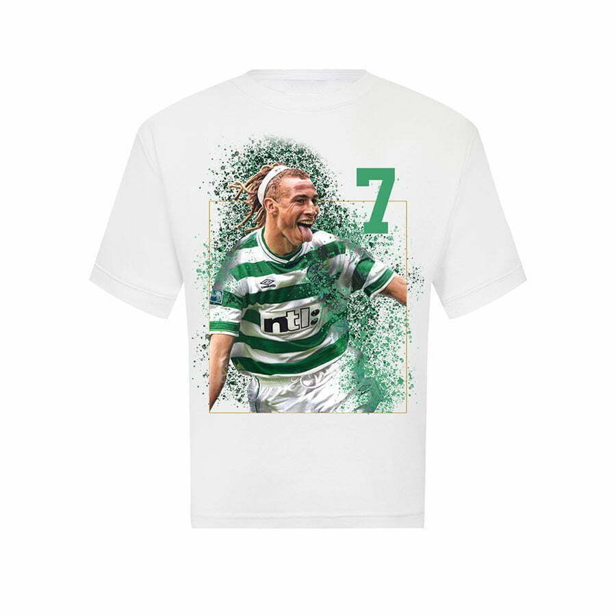 Henrik Larsson matchworn Celtic shirt  Football shirts, Football  memorabilia, Shirts