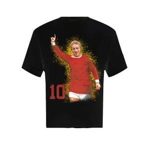 Denis Law T-shirt Black