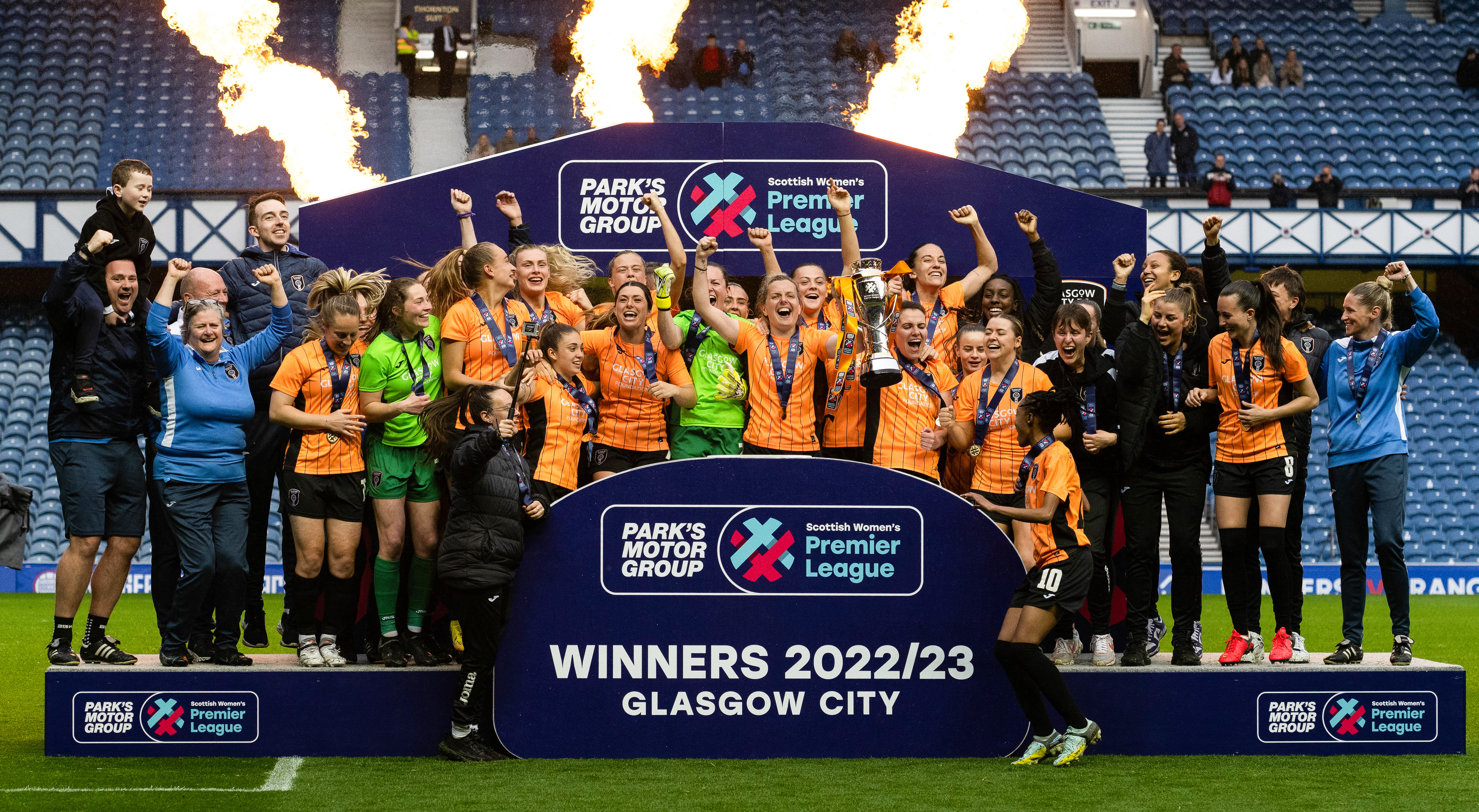 Last gasp Lauren Davidson winner secures SWPL title for Glasgow City