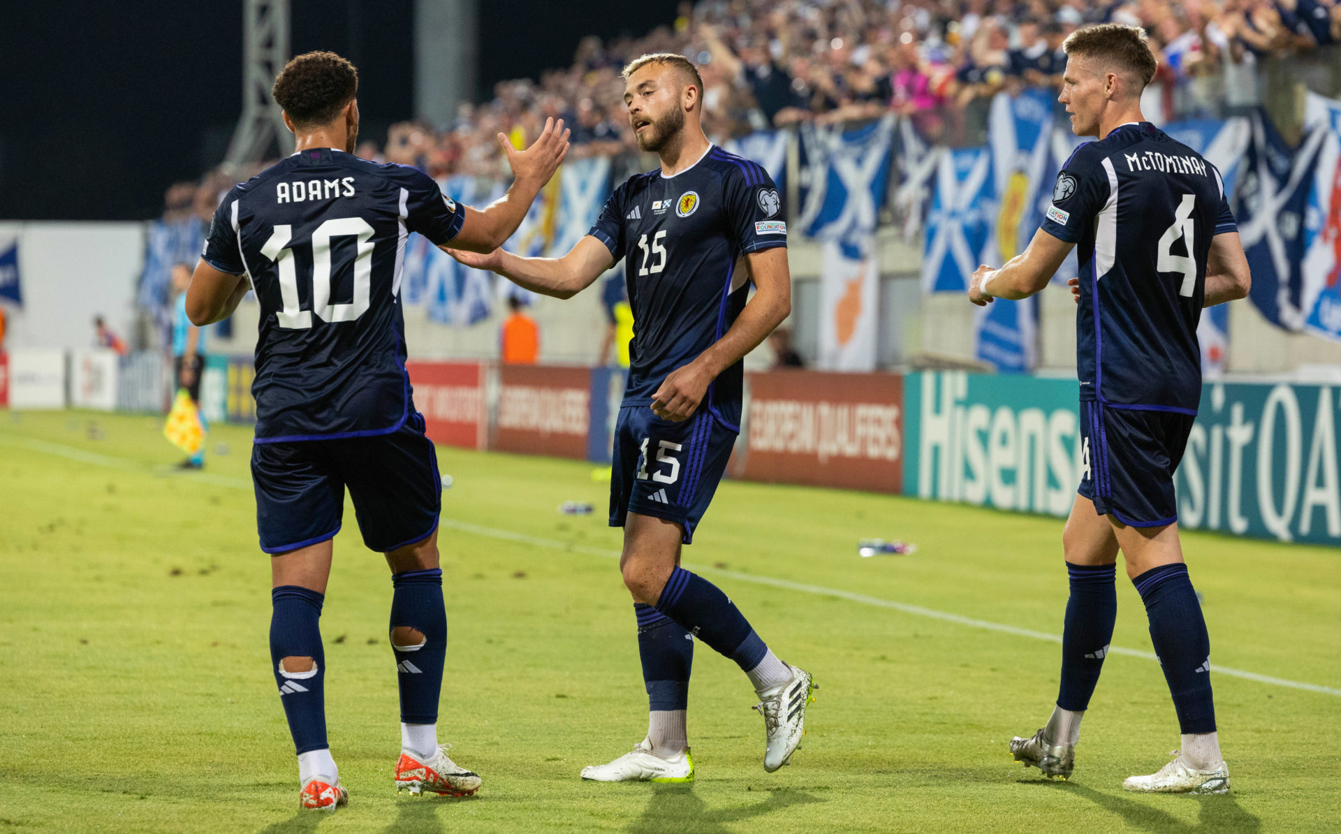 HALF TIME REPORT: Scotland cruising in Cyprus with 3-0 lead