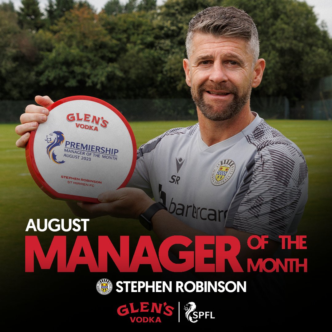 St Mirren claim first Manager and Player of the Month awards this season
