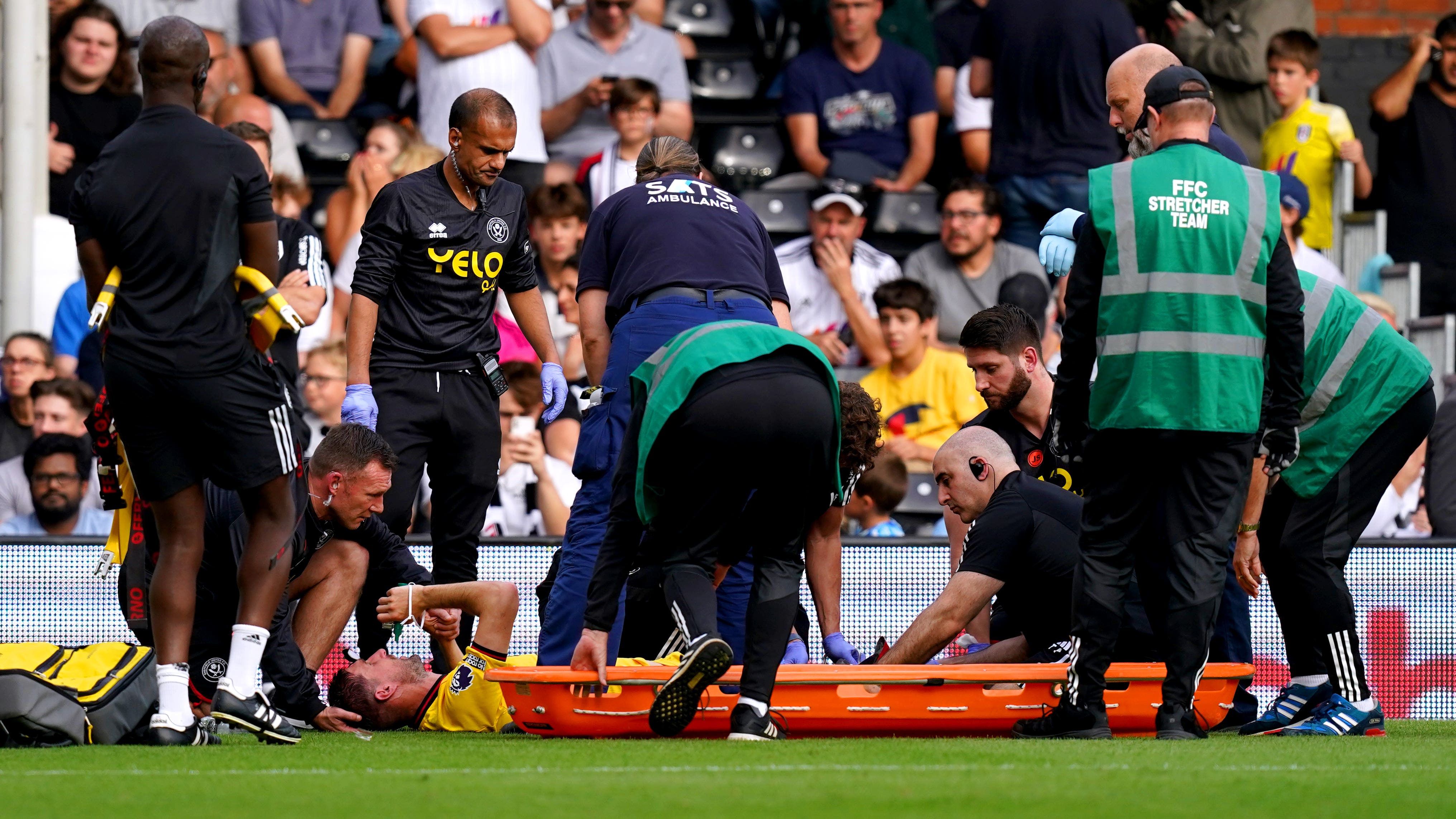 Chris Basham ‘overwhelmed by support’ after breaking ankle against Fulham