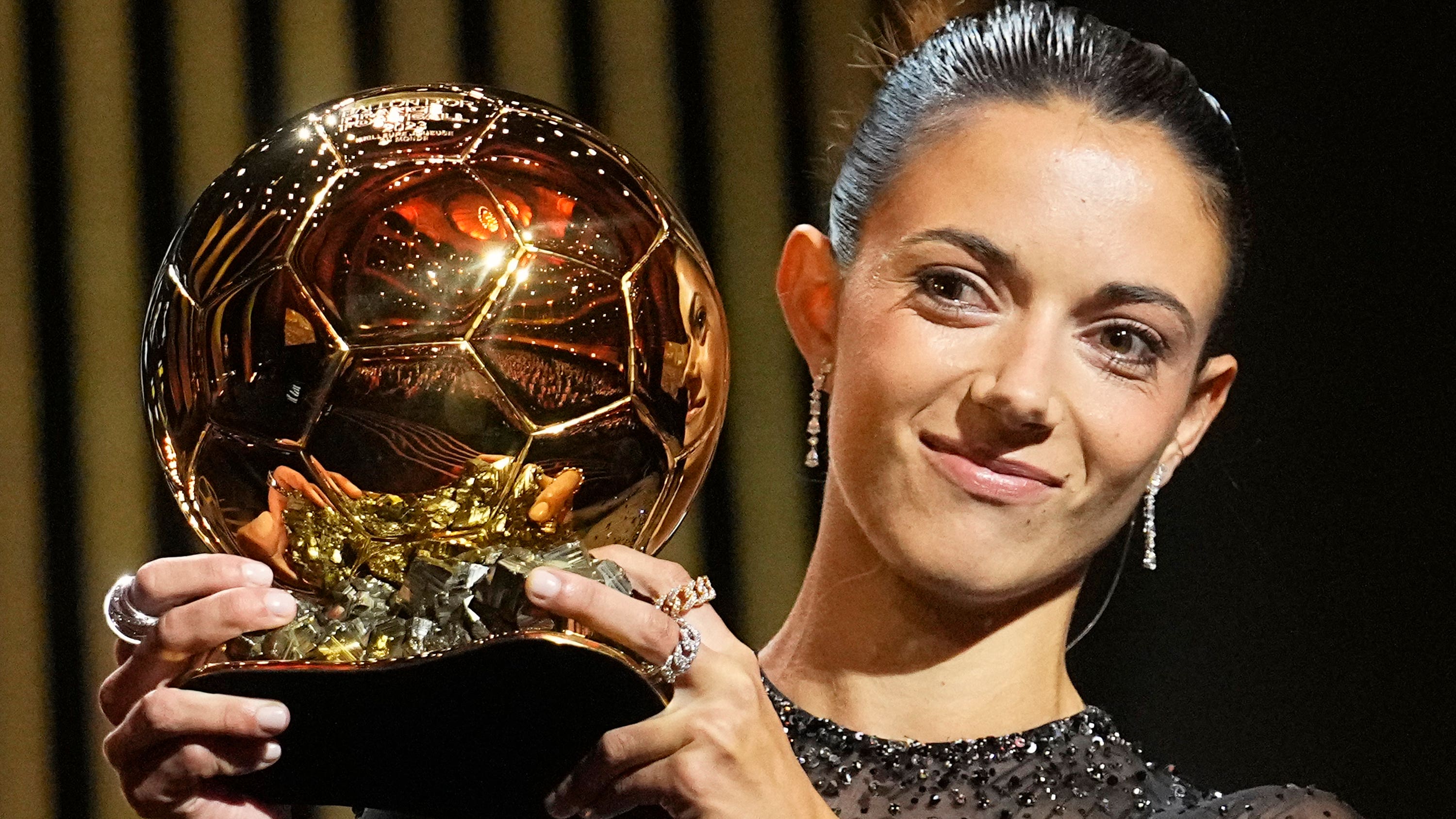Barcelona and Spain midfielder Aitana Bonmati wins women’s Ballon d’Or