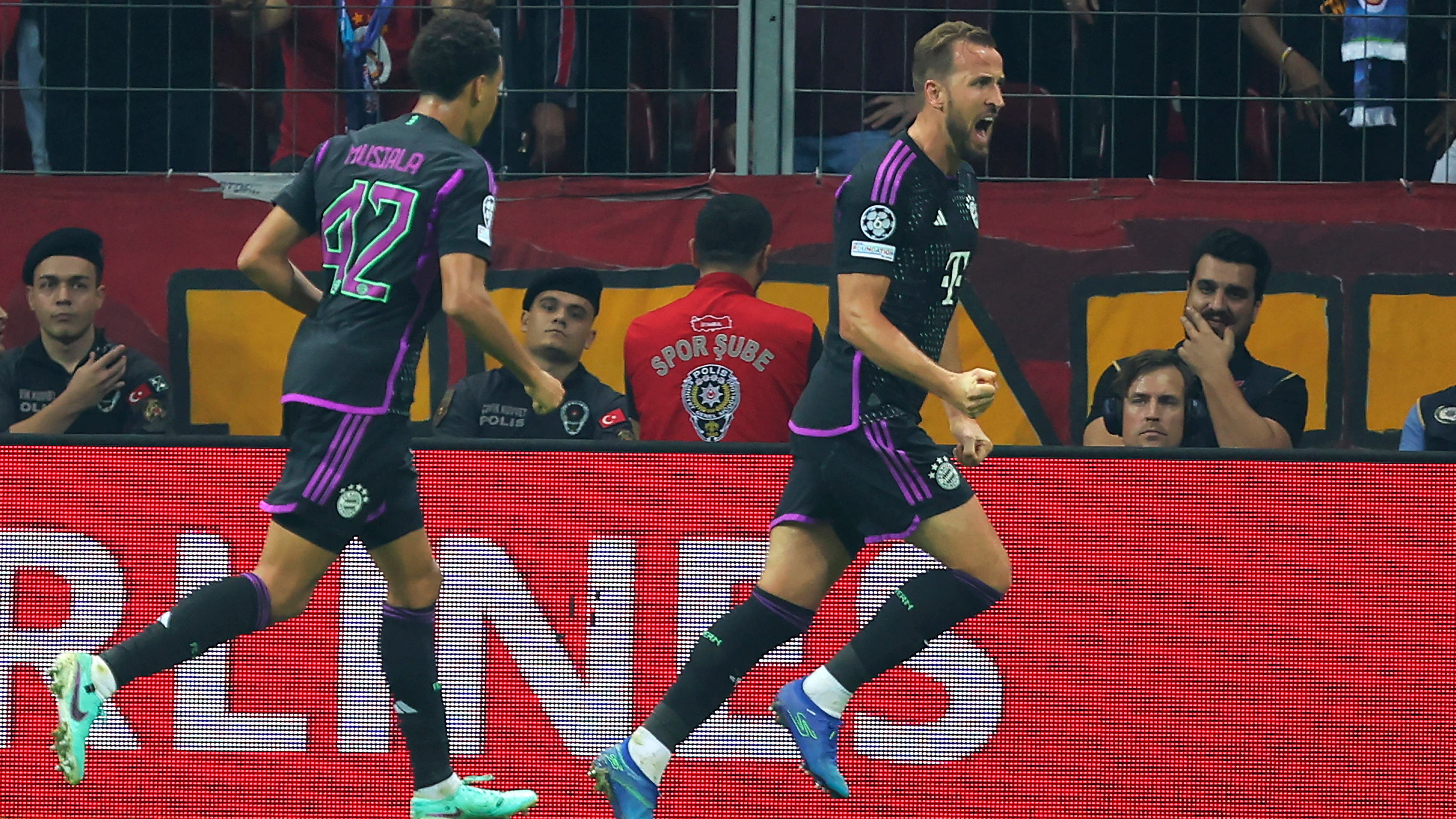 Harry Kane helps Bayern Munich to victory over Galatasaray in Champions League