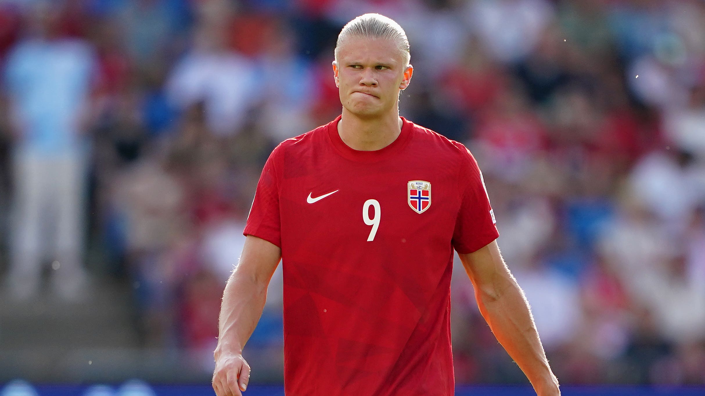 Erling Haaland to miss Norway’s clash against Scotland with foot injury