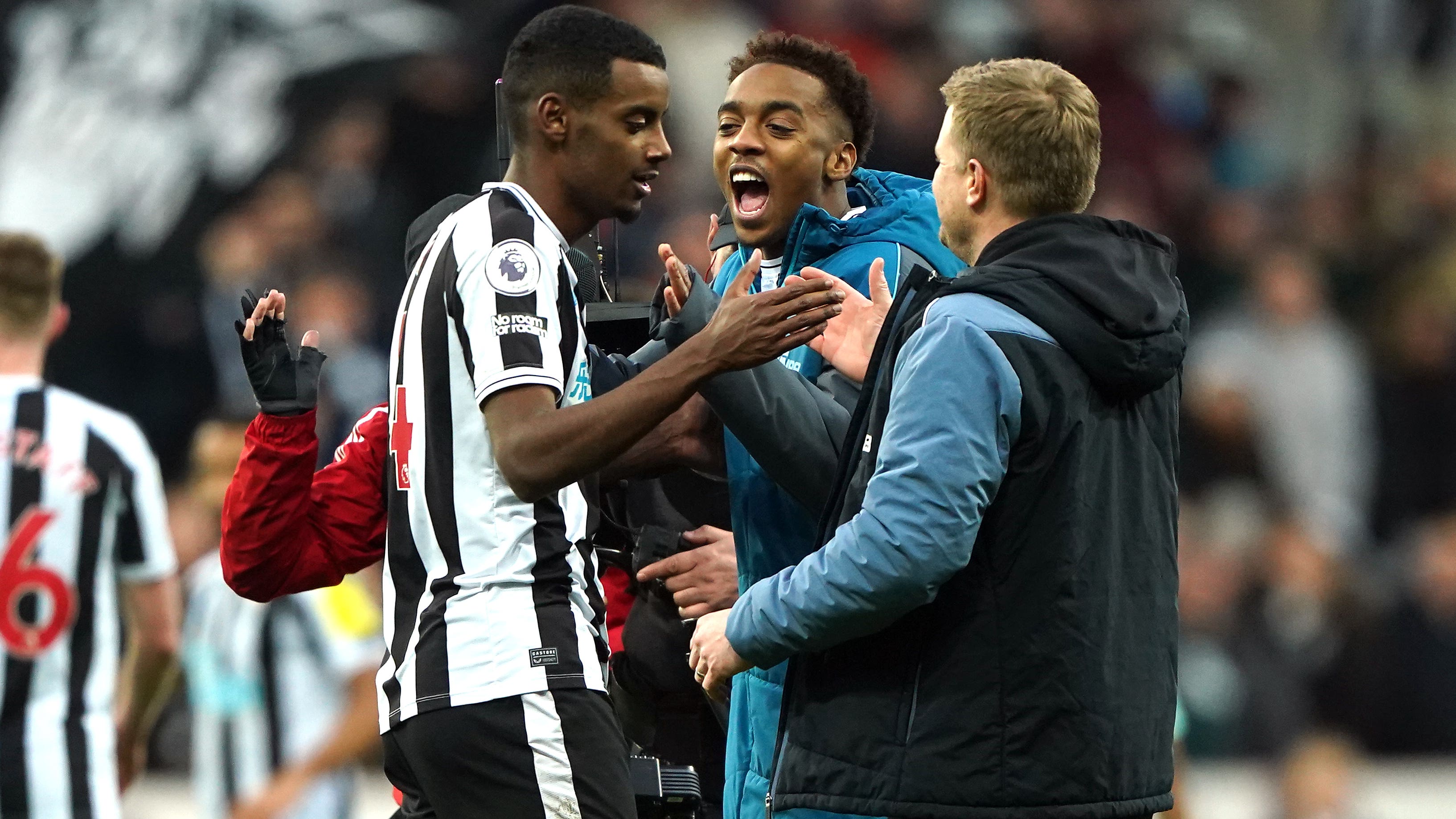 Newcastle boss Eddie Howe believes there is more to come from Alexander Isak