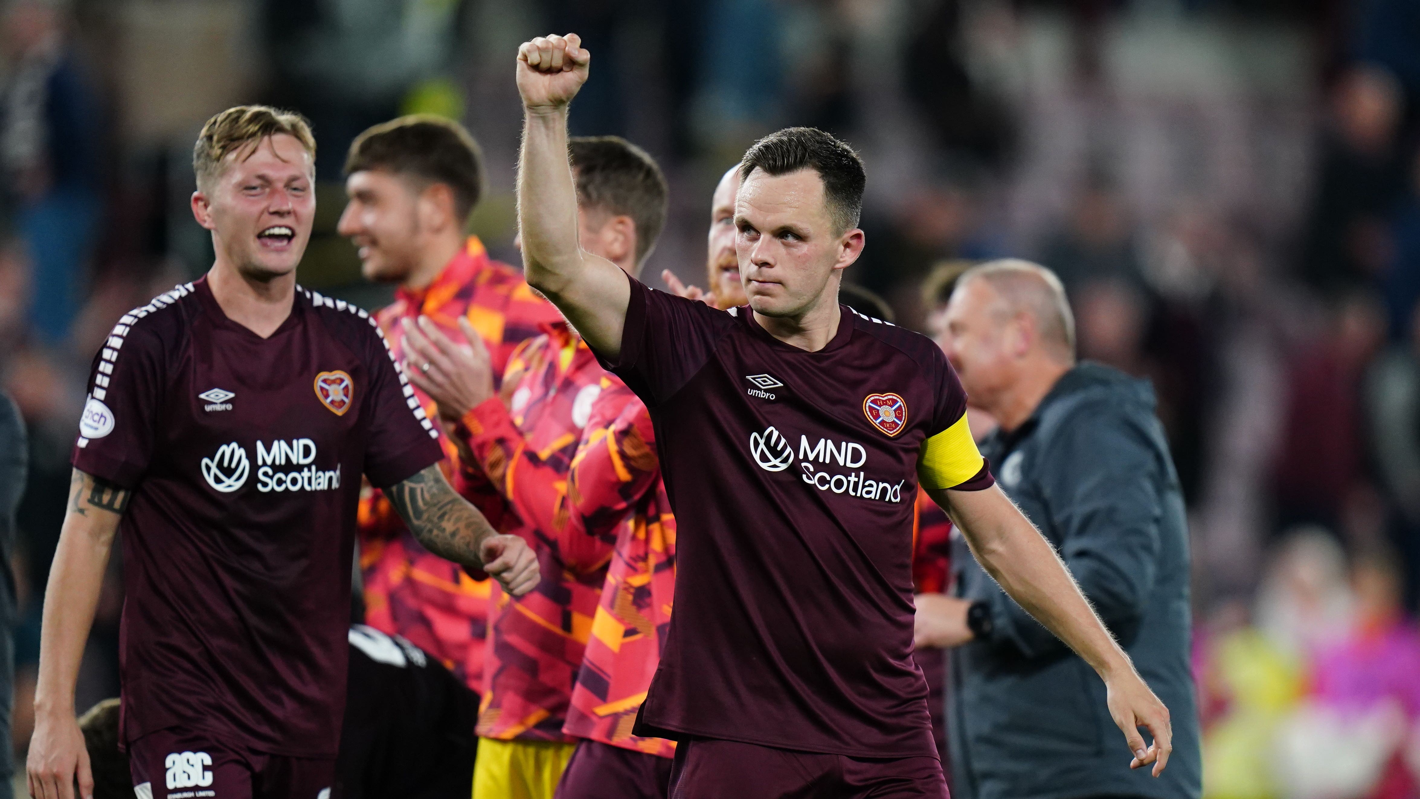Steven Naismith says Lawrence Shankland is on his way to becoming Hearts legend
