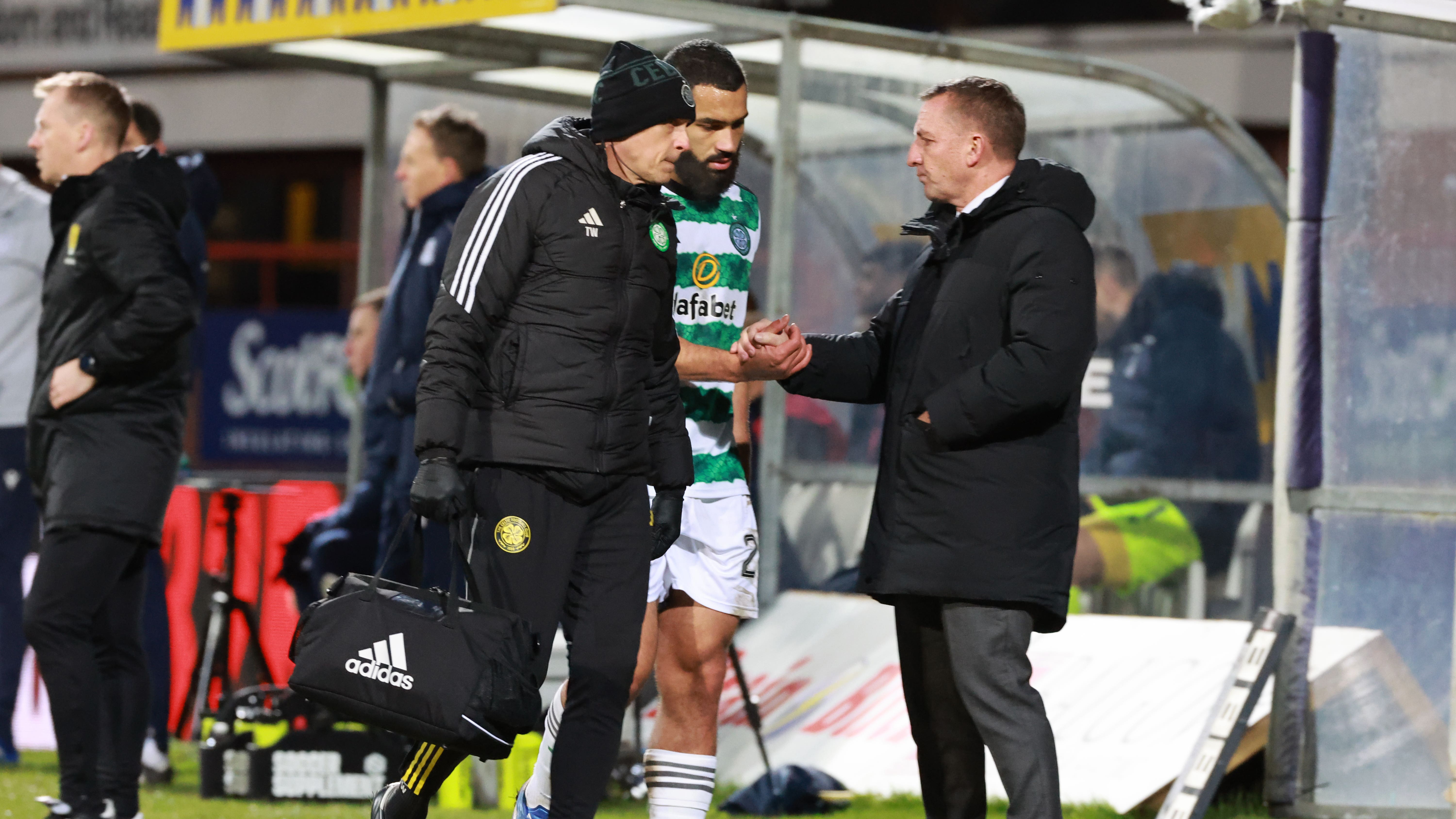 Brendan Rodges hopeful Cameron Carter-Vickers will be fit to face Rangers