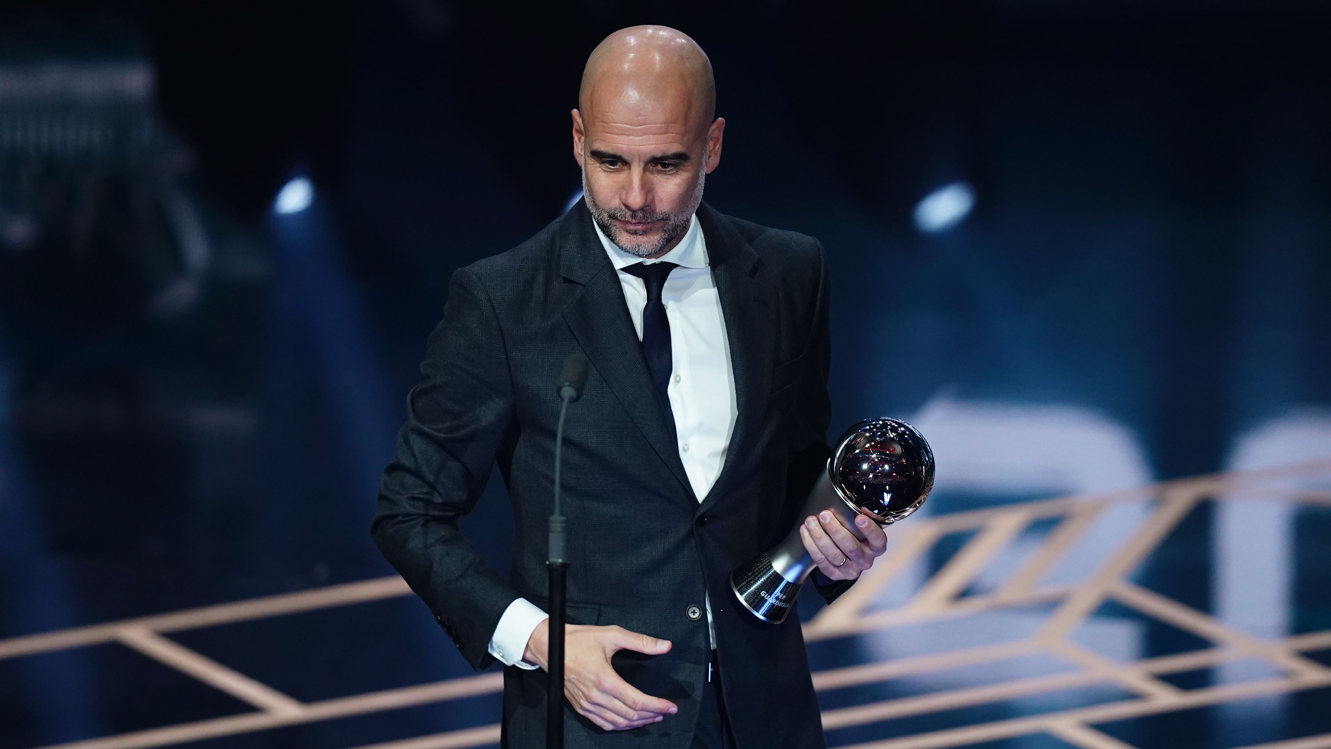 Manchester City boss Pep Guardiola named best men’s coach at FIFA awards