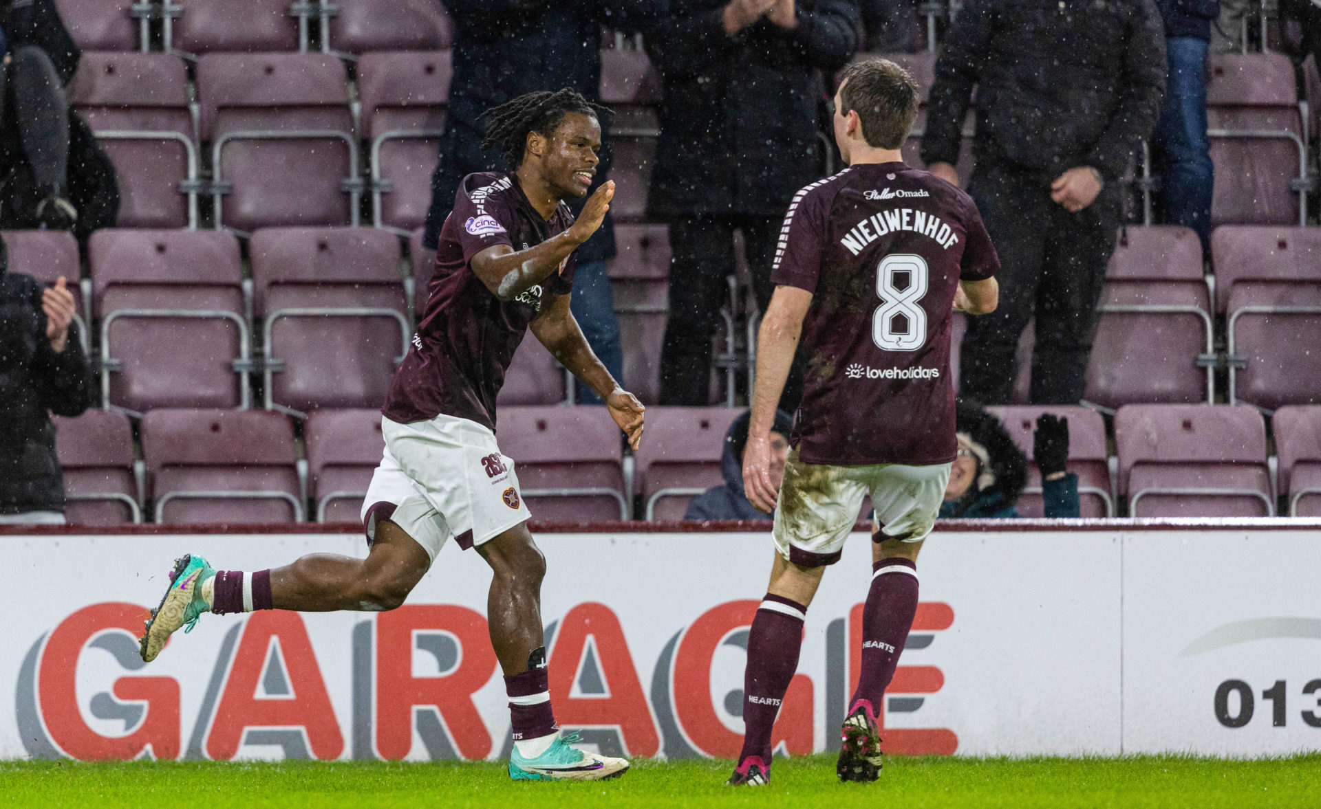 Hearts come from two goals behind to win against Dundee