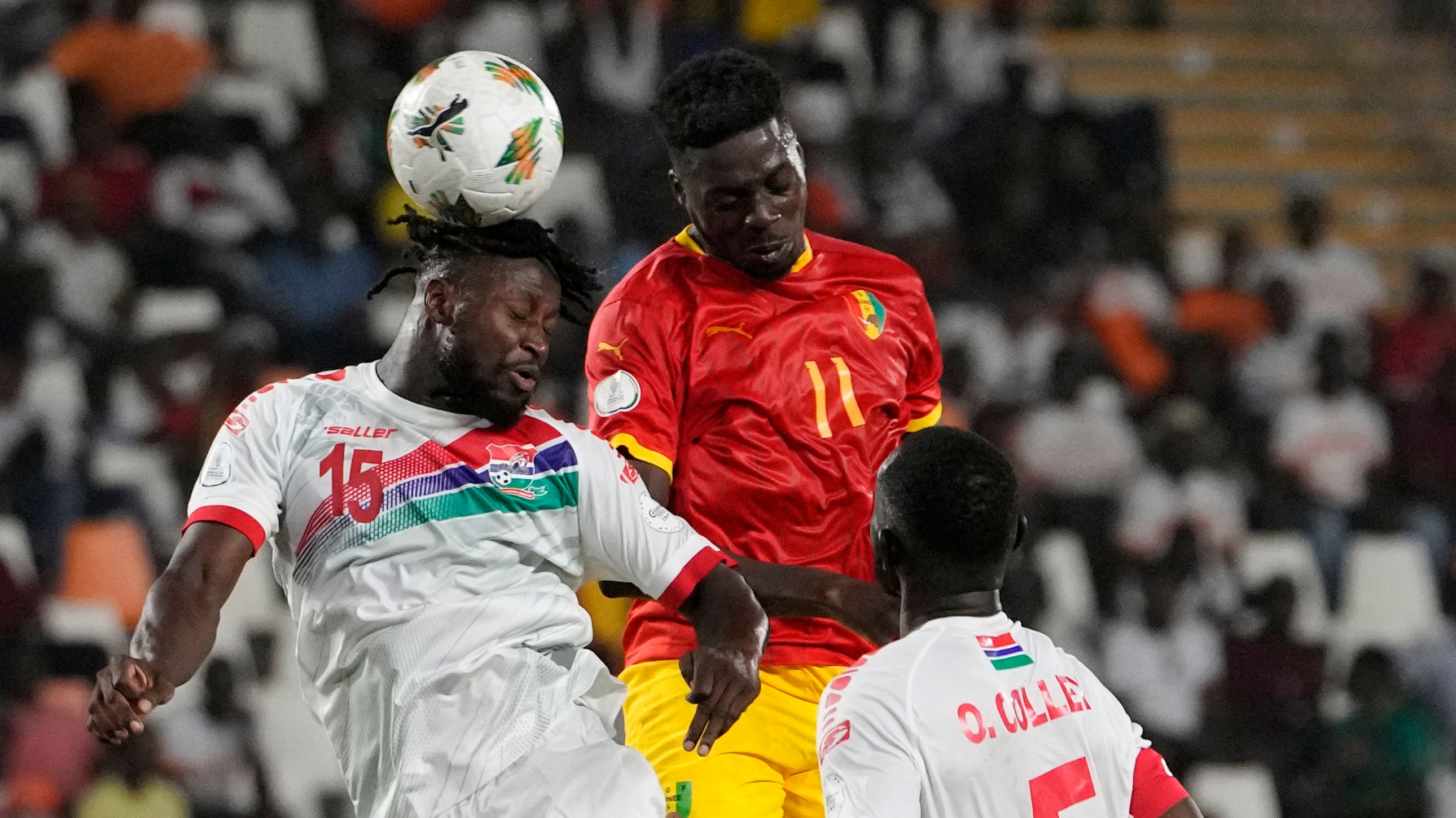 Aguibou Camara fires Guinea to narrow victory over Gambia to boost top-two bid