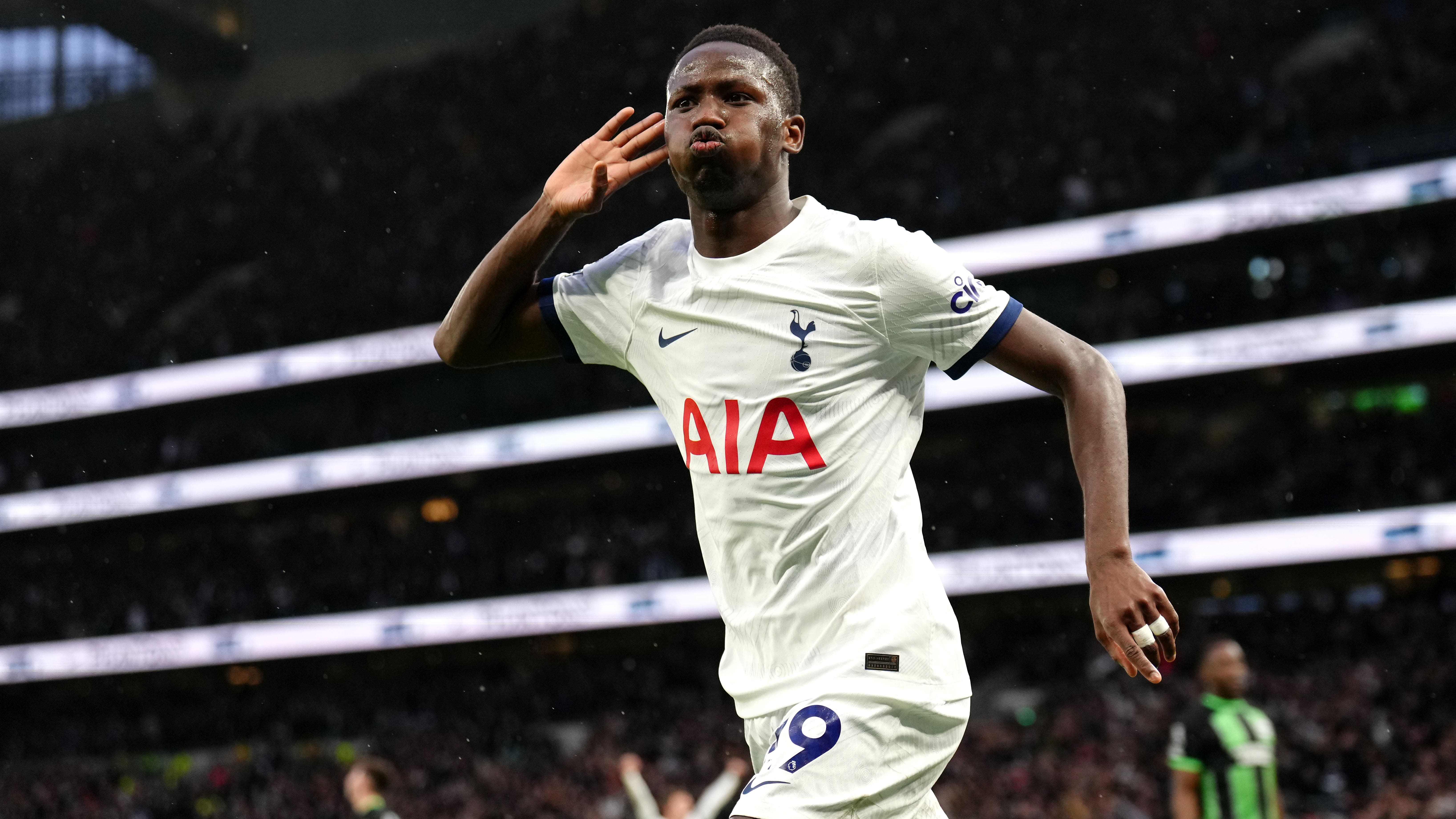 Tottenham equal second-longest scoring run by netting in 36th consecutive game