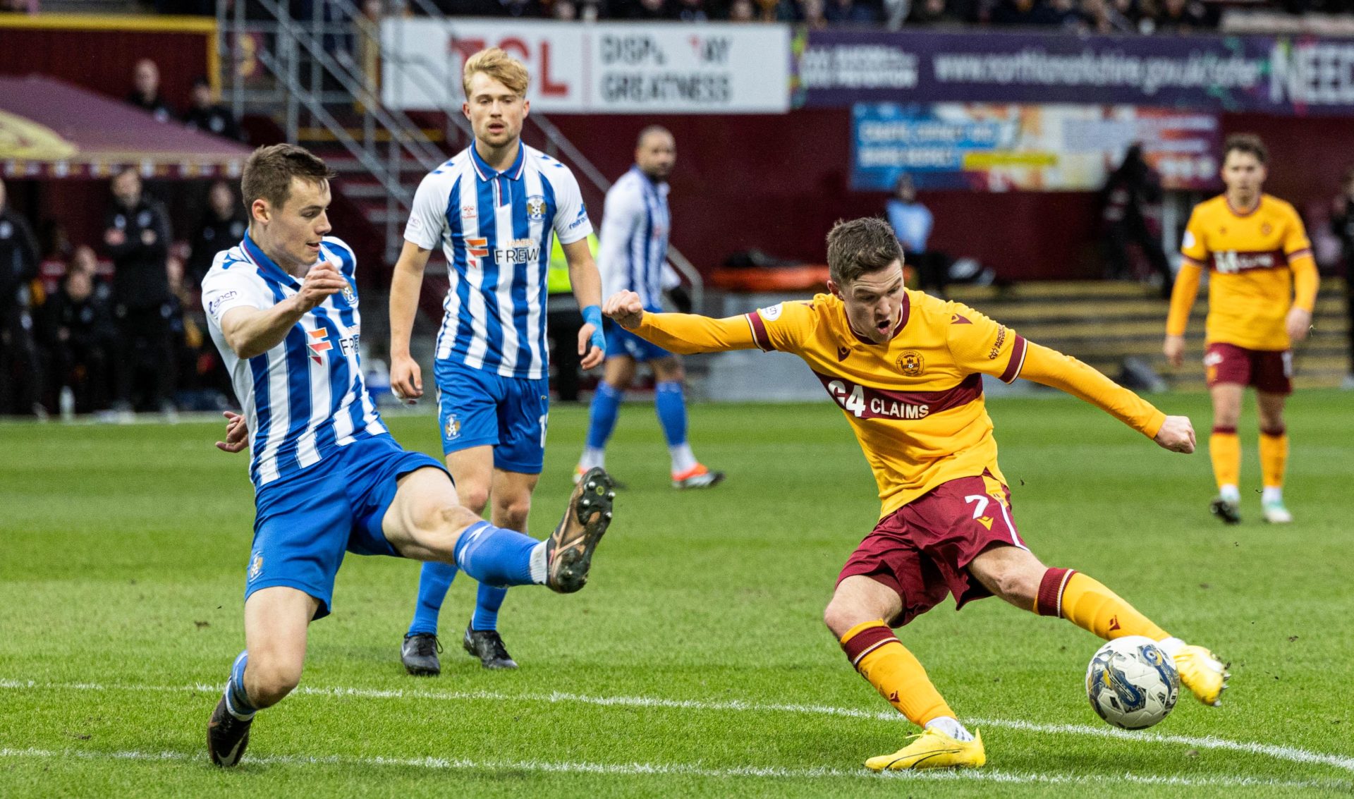 Theo Bair makes it five in five as Motherwell and Killie share the points