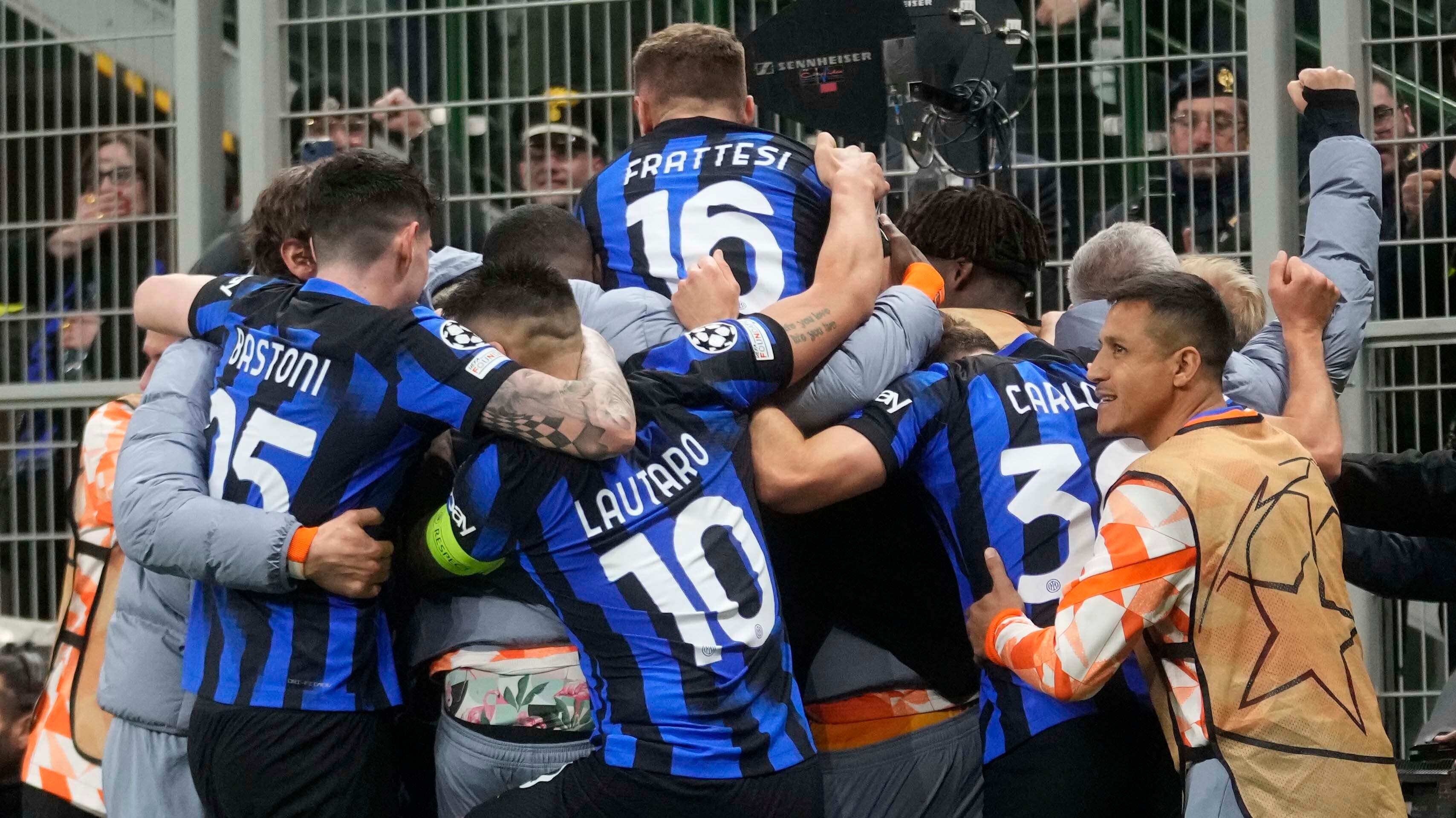 Inter Milan claim narrow lead in Champions League clash against Atletico Madrid