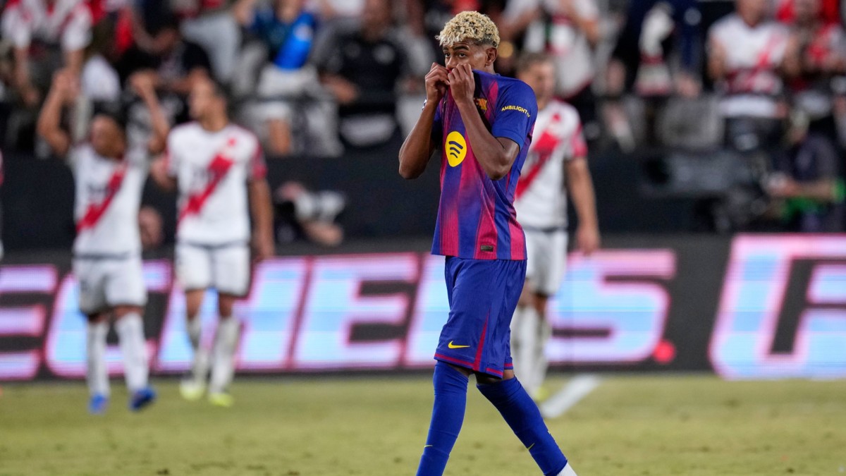 Barcelona lose 100 per cent record as Rayo Vallecano hold on for draw