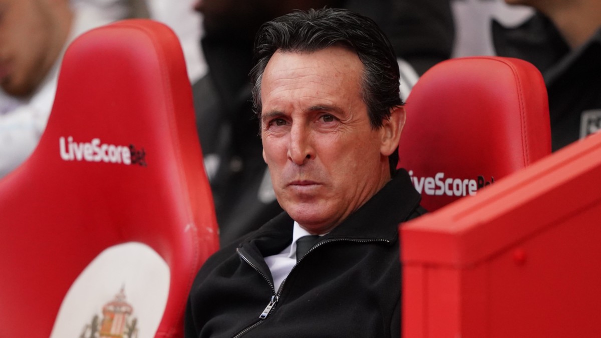 Unai Emery critical of ‘lazy’ Aston Villa after draw at 10-man Sunderland