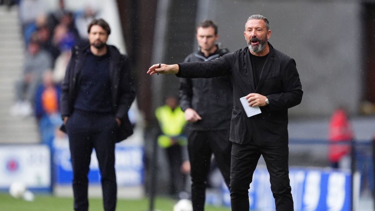 Derek McInnes insists ‘my job here is firmly at Hearts’ amid Rangers links