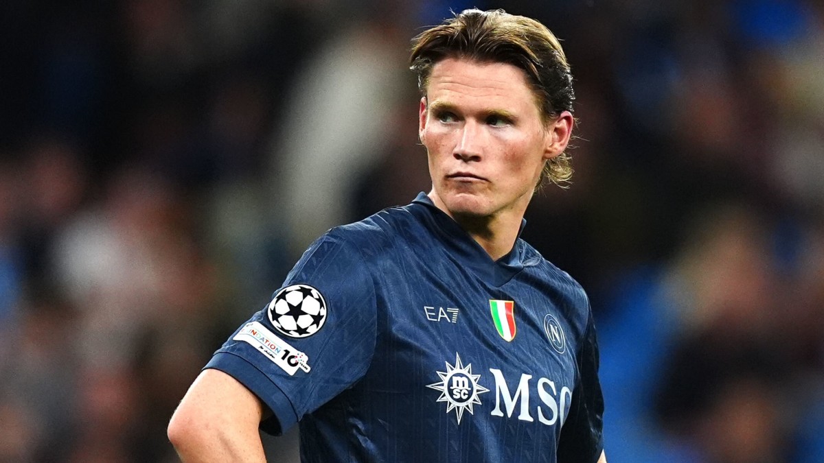 Scott McTominay doubtful for Napoli’s Champions League game at PSV Eindhoven