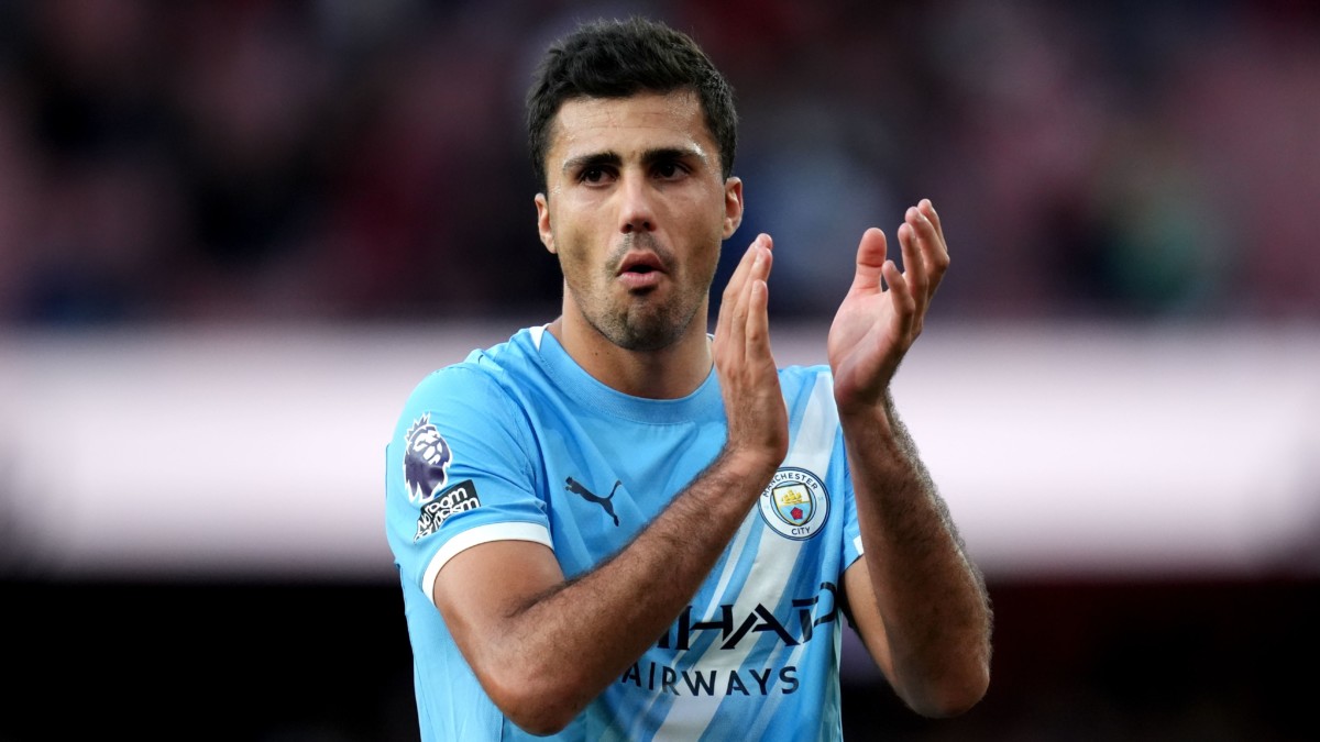 Rodri needs time to get back to his best, says Man City boss Pep Guardiola