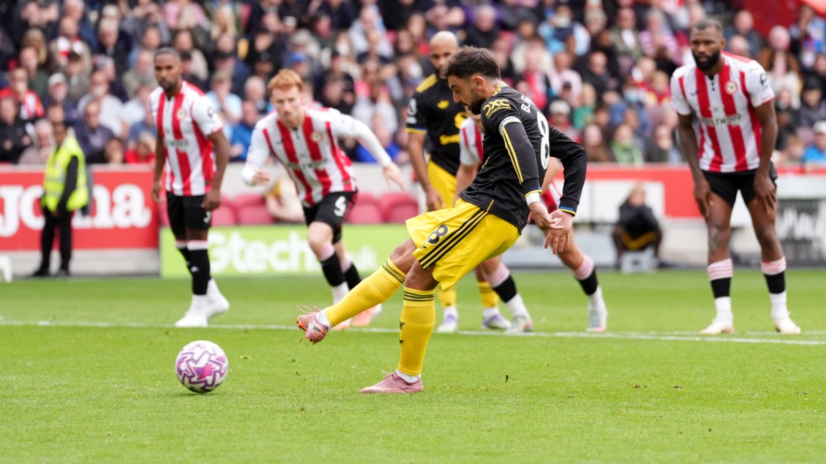 Bruno Fernandes remains Man Utd penalty taker despite failures from the spot