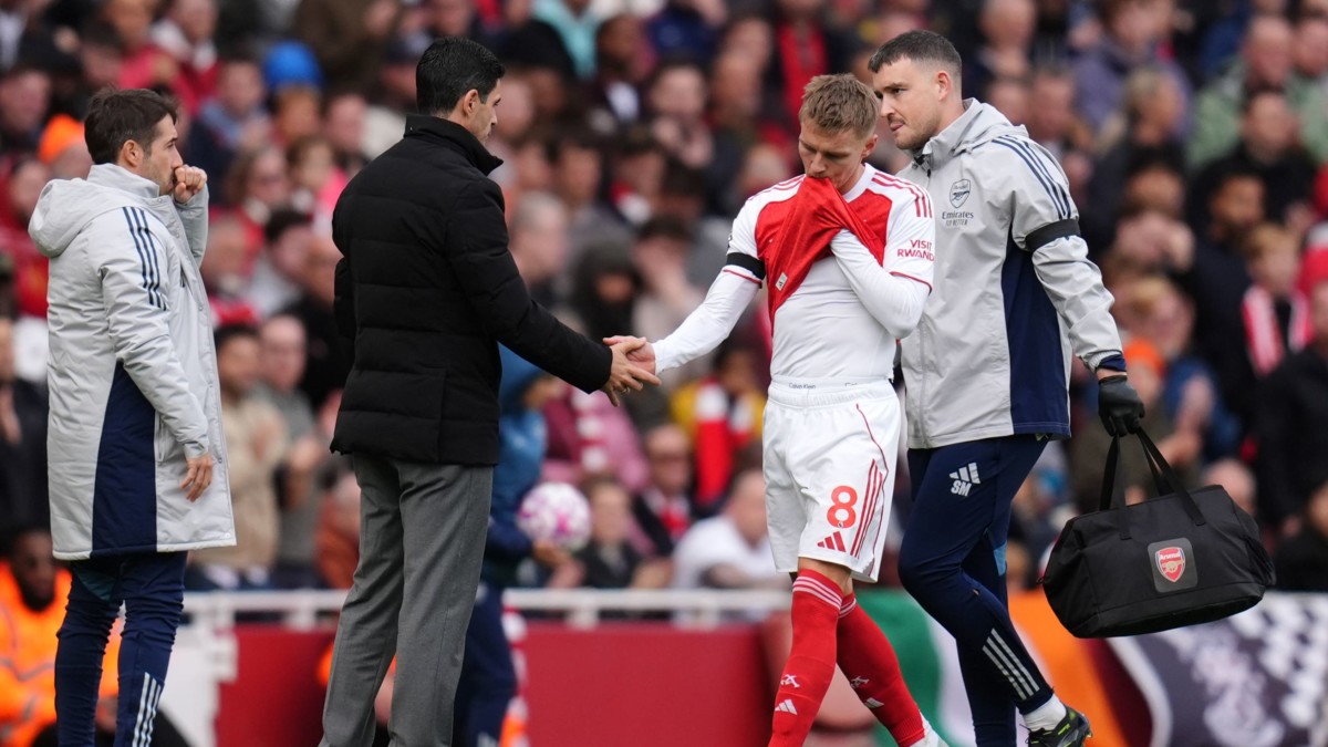 Mikel Arteta worried about Martin Odegaard after latest injury setback