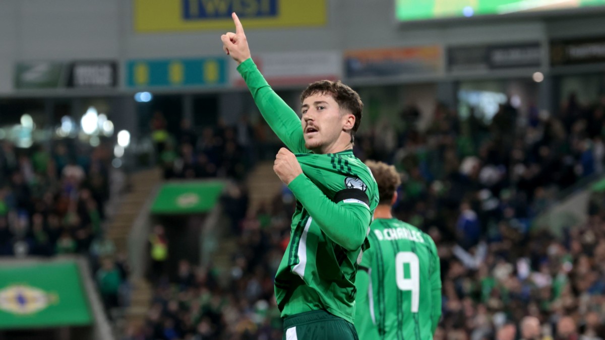 Trai Hume nets first Northern Ireland goal in WC qualifying win over Slovakia