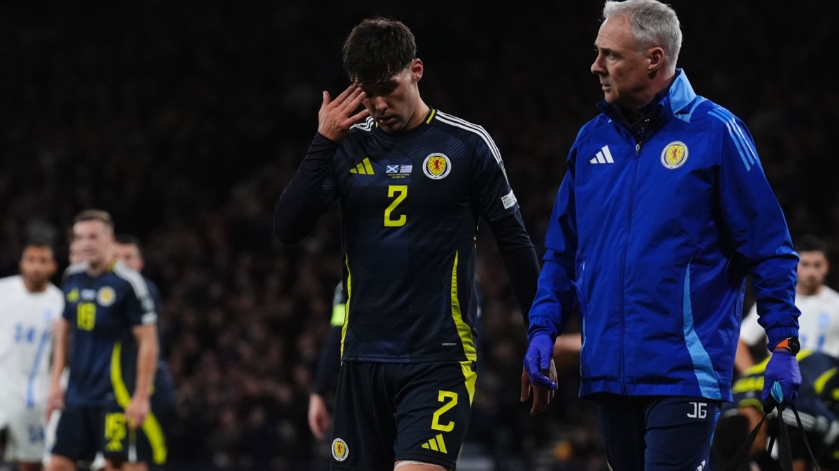 Scotland boss Steve Clarke gives optimistic update on Aaron Hickey’s injury