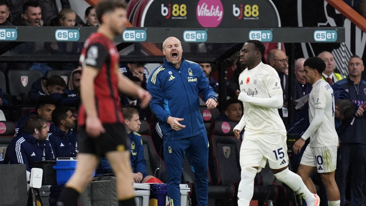 Sean Dyche rues ‘down day’ for Nottingham Forest but frustrated by corner call