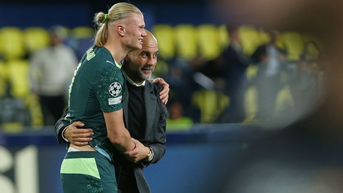 Pep Guardiola happy as Man City give Erling Haaland some goal support