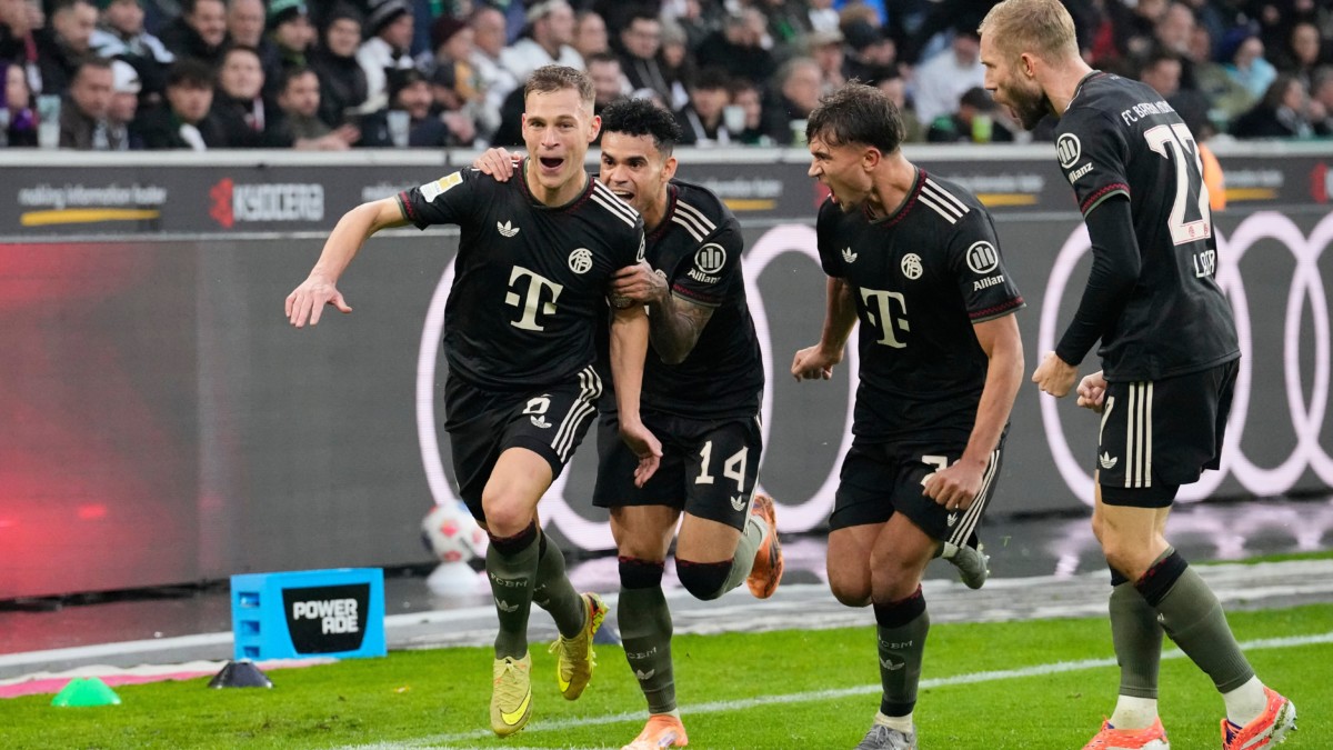 Bayern Munich maintain winning run with victory at Borussia Monchengladbach