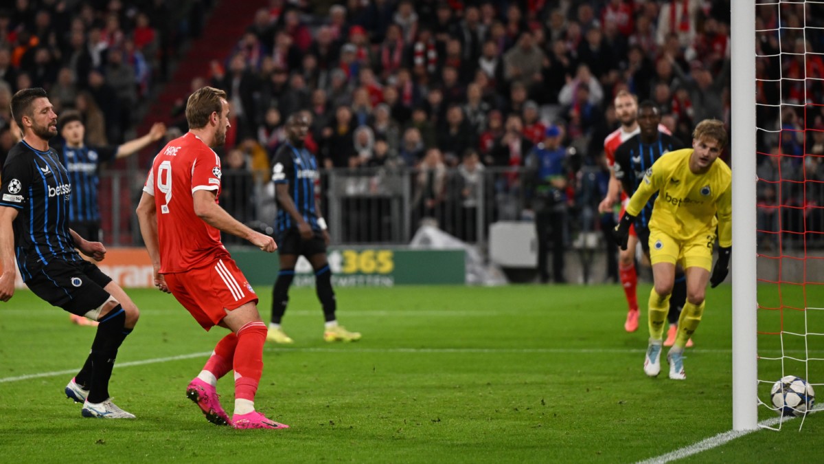 Harry Kane scores again as Bayern Munich cruise past Club Brugge in Europe