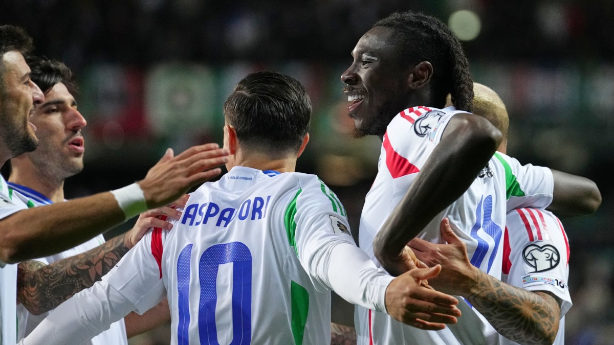 Moise Kean on target as Italy ease to World Cup qualifying victory over Estonia