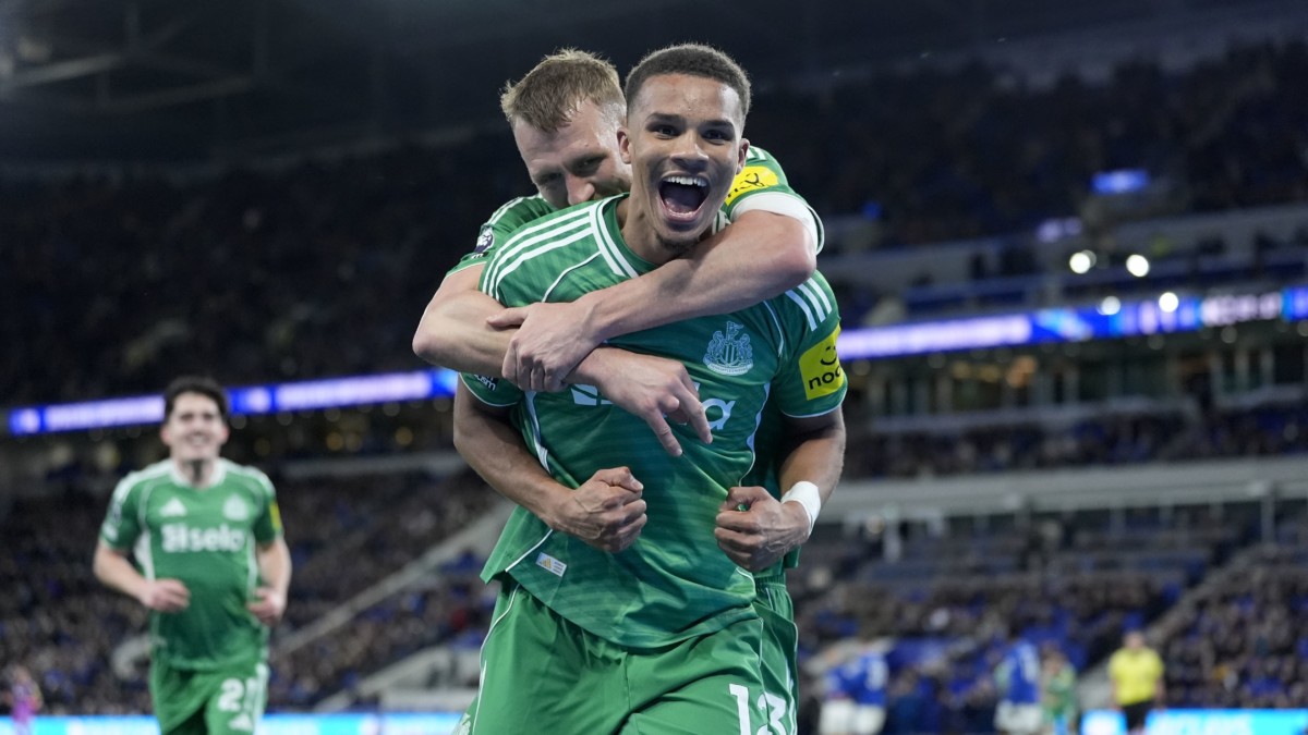 Malick Thiaw nets after 55 seconds as Newcastle ease to victory at Everton