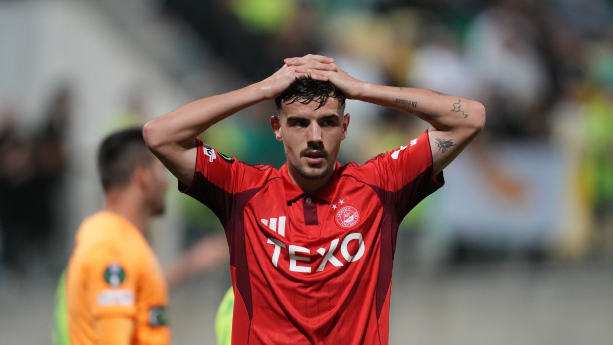 Aberdeen pick up first Conference League point with AEK Larnaca draw