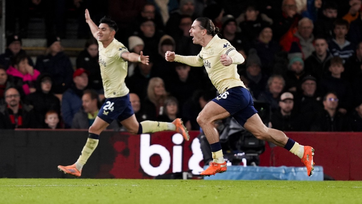 Jack Grealish fires Everton to victory as Bournemouth slump continues