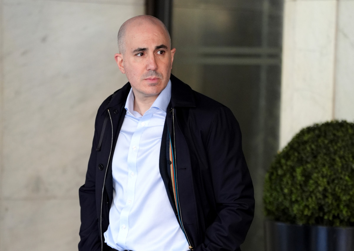 Omar Berrada leaving a Premier League shareholders' meeting in London last year