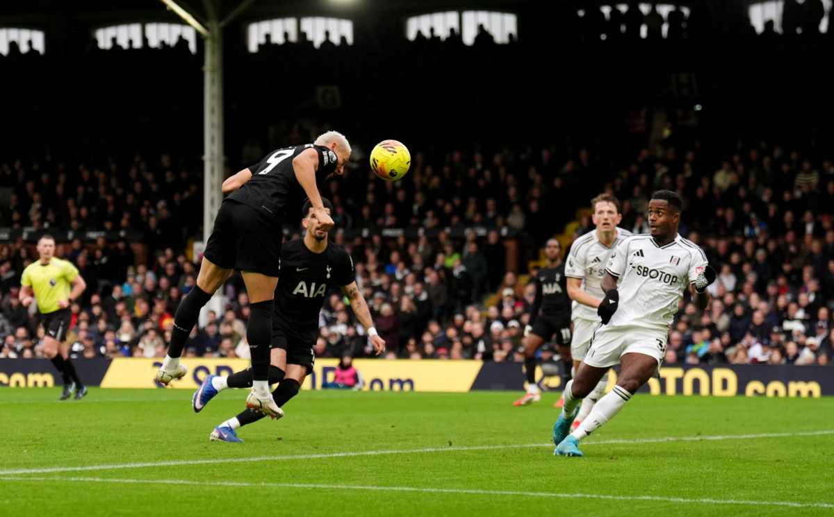 Richarlison scores at Fulham